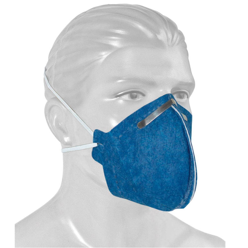 Máscara Respiratória Descartável PFF2 sem Válvula Ref. PPR 07