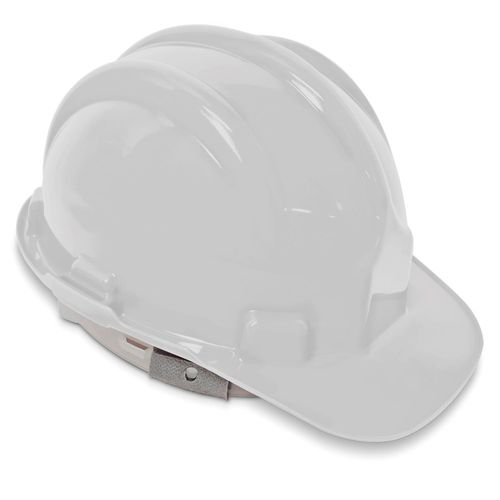 Capacete Plástico Polipropileno Tipo II Classe B Aba Frontal Branco Ref. PPC 01 Proteplus 295,0001