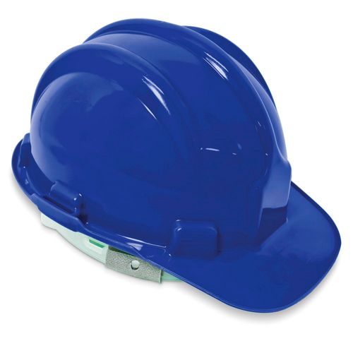 Capacete Plástico Polipropileno Tipo II Classe B Aba Frontal Azul Escuro Ref. PPC 01 Proteplus 295,0003