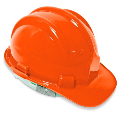 Capacete Plástico Polipropileno Tipo II Classe B Aba Frontal Laranja Ref. PPC 01 Proteplus 295,0007