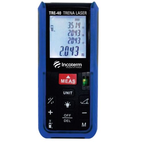 Medidor de Distancia Trena a Laser Tre-40 Incoterm T-TRE-0010.00