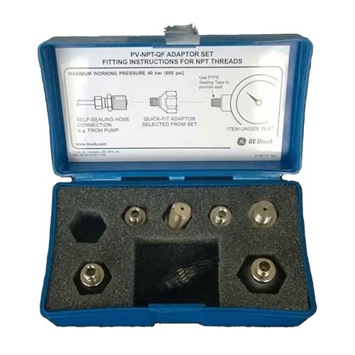 Conjunto de Adaptadores de Encaixe Rápido Tipo NPT GE Druck PV-NPT-QF