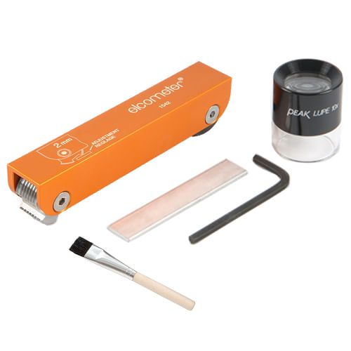 Kit de Corte Cruzado para Teste de Adesão de Revestimento Ref. 1542 Elcometer K0001542M204