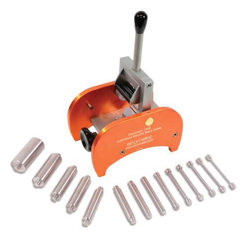 Testador de Elasticidade e Deformação de Pintura sobre Metal Modelo 1506 Tipo Cilíndrico Elcometer K1506M201