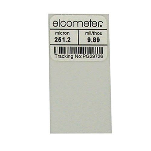 Filme Padrão Individual Valor 250µm Branco Elcometer T99022570-10A