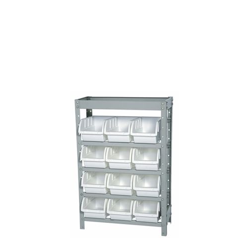 Estante Porta-Componentes Parafusada com 12 Caixas Nº 5 Branca Marcon EF12/5B