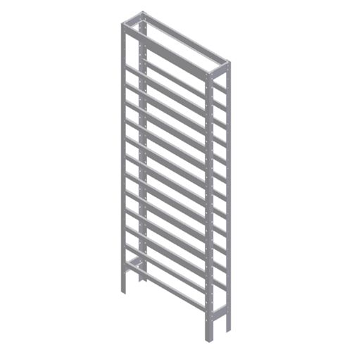 Estrutura para Estante Porta-Componentes Parafusada para 60 Caixas Nº 3 Marcon EF60/3
