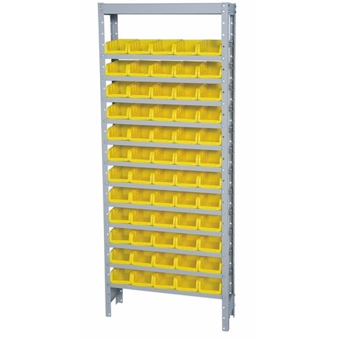 Estante Porta-Componentes Parafusada com 60 Caixas Nº 3 Amarela Marcon EF60/3AM