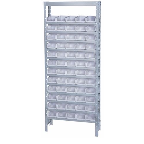 Estante Porta-Componentes Inox com 60 Caixas Nº 3 Branca Marcon EI60/3B