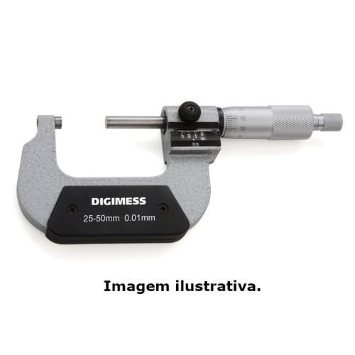Micrômetro Externo com Contador Mecânico Capacidade 25-50mm Digimess 110.401