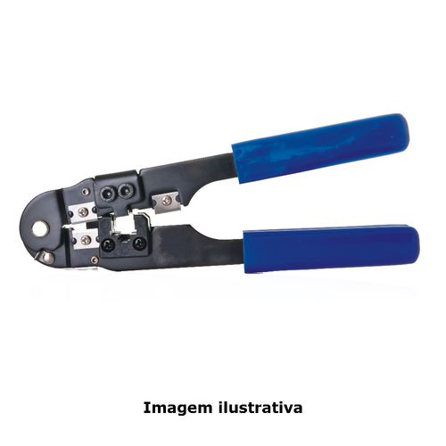 Alicate para Crimpar RJ45 8X8 Sem Catraca Mega Polo HY-210C