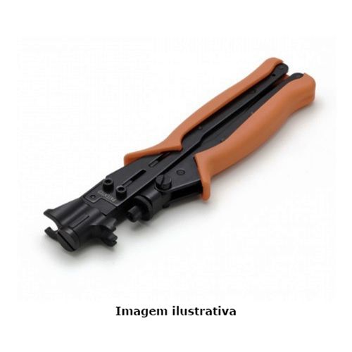 Alicate para Crimpar Conector F de Compressão RG59, 6 com Regulagem Mega Polo FT-H528A1