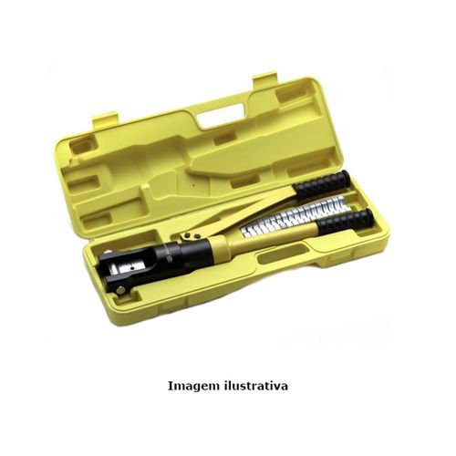Alicate Hidráulico para Crimpar Terminal Não-Isolado de Compressão 16 a 240mm² Mega Polo MP-300