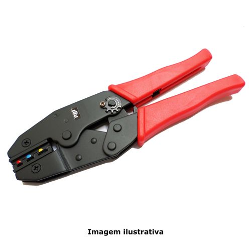 Alicate para Crimpar Terminal Pré Isolado 0,5 a 6mm Mega Polo HY-301