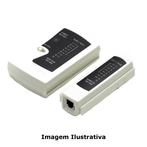 Testador de Cabo de Rede Profissional RJ 11/ 45 Mega Polo HY00249