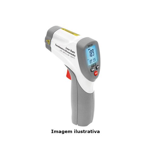 Termômetro Infravermelho Capacidade -50 a 650°C Resolução 0,1°C Ref. 21N128 Hikari HT-460