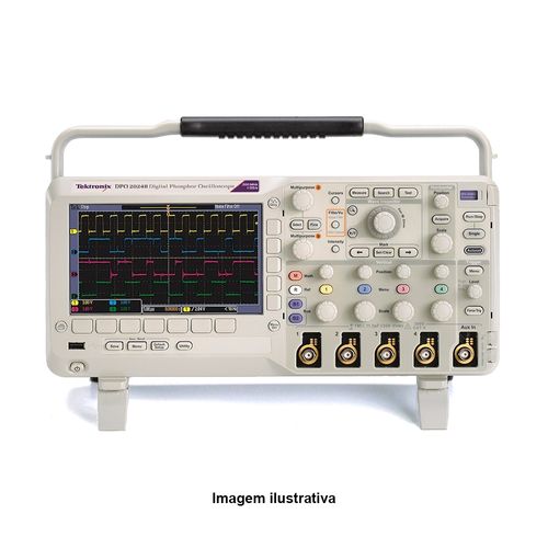 Osciloscópio Digital Largura de Banda 200MHz 4 Canais Analogicos Ref. DPO2000B Tektronix DPO2024B