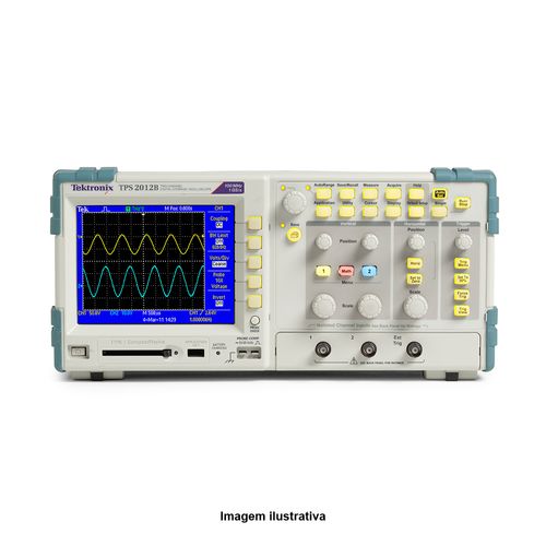 Osciloscópio de Canais isolados 2 canais 100MHz Amostragem de 1GS/s por Canal Tektronix TPS2012B