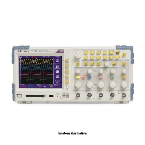 Osciloscópio de Canais Isolados 4 canais 100MHz Amostragem de 1GS/s por Canal Tektronix TPS2014B