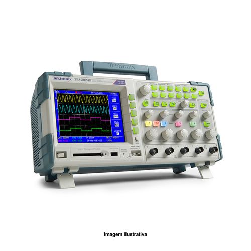 Osciloscópio de Canais Isolados 4 canais 200MHz Amostragem de 2GS/s por Canal Tektronix TPS2024B