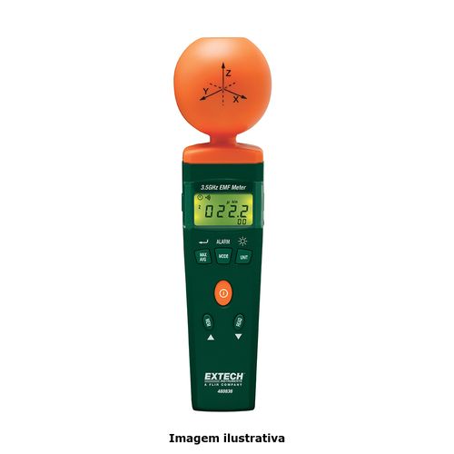 Medidor de Sinal Rf e Intensidade de Campo Eletromagnético Capacidade 50mhz a 3,5ghz Extech 480836