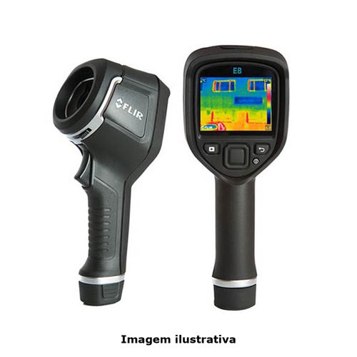 Termovisor Resolução Térmica 320×240 Sensibilidade Térmica <0.06°C MSX com 3 Modos de Medição Alarme Temperatura Flir E8