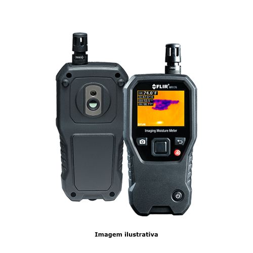 Medidor de Umidade por Imagem Campo de Visão 51°×38° Umidade no Ponto 7 a 30% Umidade Ambiente 1 a 100% Flir MR176