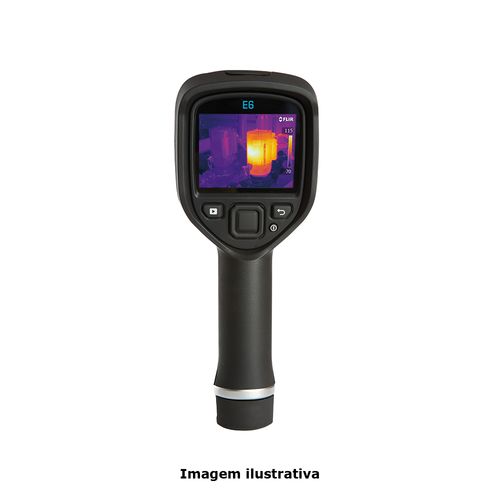 Termovisor Resolução Térmica 160×120 Sensibilidade Térmica <0.06°C com MSX e 3 Modos de Medição Ref. 63902-0202 Flir E6