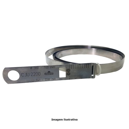 Trena para Medição de Circunferência Capacidade 940 a 2200mm e Diâmetro 300 a 700mm Schwenk 420-410