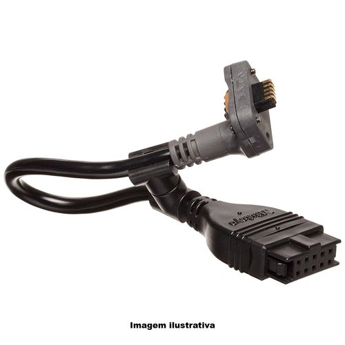 Cabo de conexão para U-WAVE-Transmissor Tipo 'D' com 10 Pinos Modelo Retangular Mitutoyo 02AZD790D