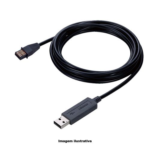 Interface USB de Entrada Direta de Dados Padrão Reto sem Botão Data Mitutoyo 06ADV380F
