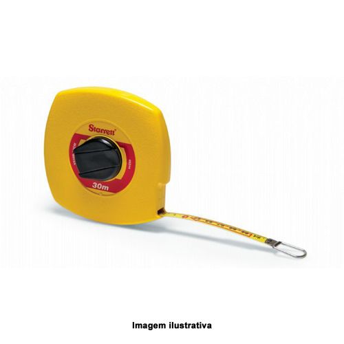 Trena Aço Longa Amarela 20M Starrett KTS510-20M-S