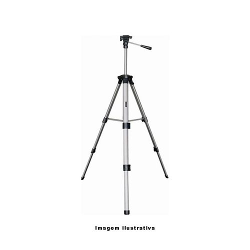 Tripé Rosca 1/4'' para Níveis Lasers e Câmeras Fotográficas Stanley 1-77-201