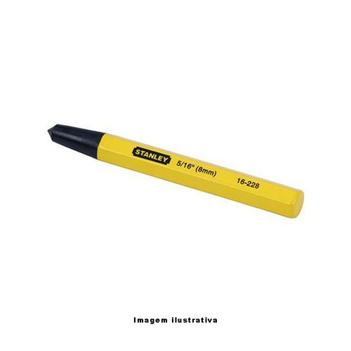 Punção de Centro Largura 8 Comprimento 114mm Stanley 16-228