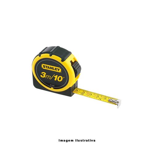 Trena Global Plus Comprimento 5m Largura da Lamina 3/4'' 19mm Stanley 30-615