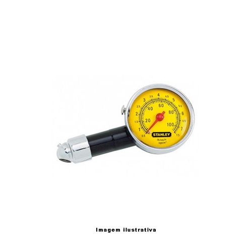 Calibrador de Pressão de Pneus de Relógio Capacidade 10 a 100Psi Stanley 79-052