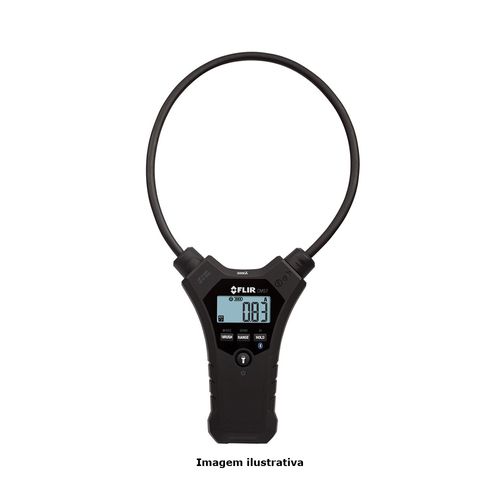 Garra de Corrente Capacidade 3000A AC para Medição de Corrente com Bluetooth True RMS Flir CM57