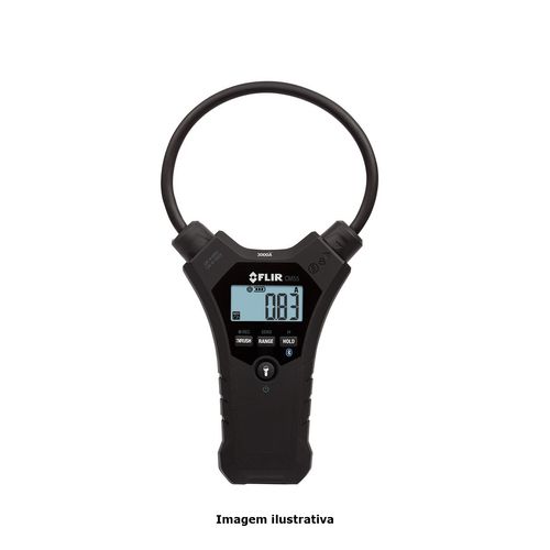 Garra de Corrente Capacidade 3000A AC para Medição de Corrente com Bluetooth True RMS Flir CM55