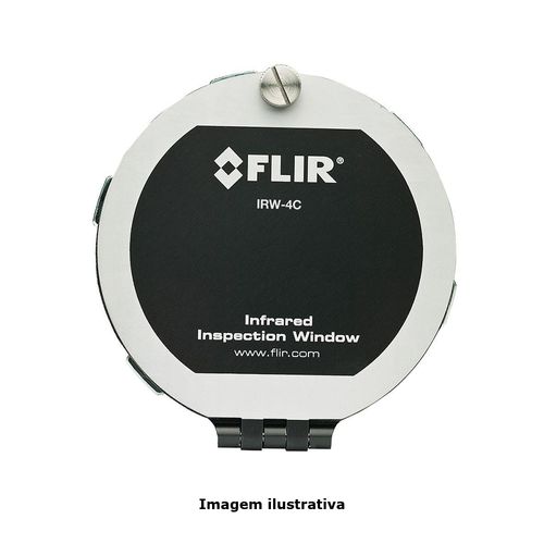 Janela de Inspeção de Fluoreto de Cálcio em Aço Inox Diâmetro Ótico 75mm 4'' Fixação 1678Kg Ref. 19252-200 Flir IRW-4C