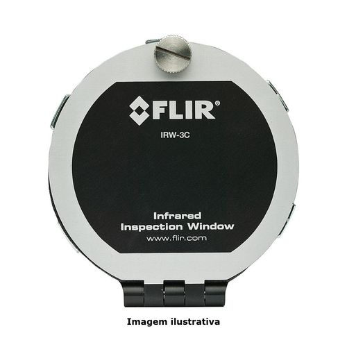 Janela de Inspeção de Fluoreto de Cálcio em Aço Inox Diâmetro Ótico 75mm 3'' Fixação 1655Kg Ref. 19251-200 Flir IRW-3C