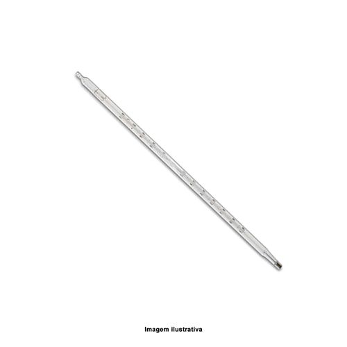 Termômetro Químico Escala Interna -10 a 150°C Divisão 1°C Comprimento 260mm Incoterm 5013