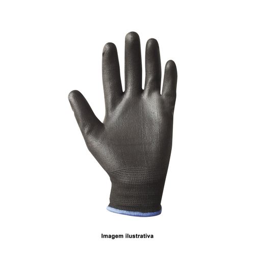 Luva Tricotada Poliéster com Banho Poliuretano Nº 9 Tatplus Ref. PPM 15 Proteplus 291,0003