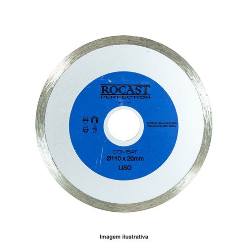 Disco Diamantado Combat LISO 110 x 20mm LISO Rocast 34,0014