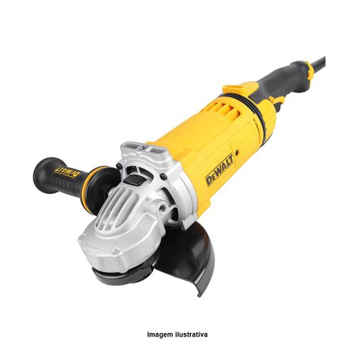 Esmerilhadeira 7'' 2400W 8500RPM com Sistema Expulsão de Pó 220V Dewalt DWE4557B2