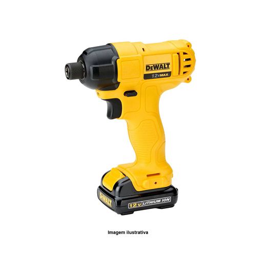 Parafusadeira de Impacto Capacidade 3.400IPM Rotação 2450RPM Encaixe 1/4'' Tensão Bivolt Dewalt DCF805C2-BR