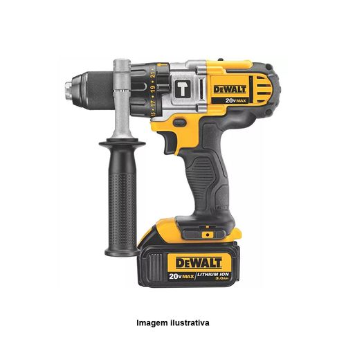 Parafusadeira e Furadeira de Impacto 1/2'' 3 Velocidades 575, 1.350 e 2.000RPM Torque 80N.m Tensão 220V Dewalt DCD985L2-B2