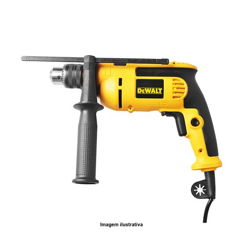 Furadeira de Impacto 1/2'' 650W Velocidade Variável Reversível 2.600 RPM Tensão 110V Dewalt DWD502BR