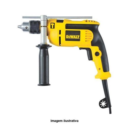 Furadeira de Impacto 1/2'' 800W Velocidade Variável e Reversível 2600RPM Tensão 220V com Maleta Dewalt DW508SKB2