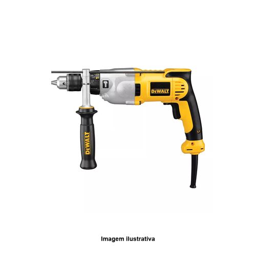 Furadeira de Impacto 1/2'' 2 Velocidades Variáveis e Reversíveis 1.200 e 3.500RPM Tensão 220V Dewalt DWD520-B2