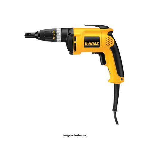 Parafusadeira Drywall 720W Velocidade Variável e Reversível 4.500RPM Tensão 110V Dewalt DW253-BR